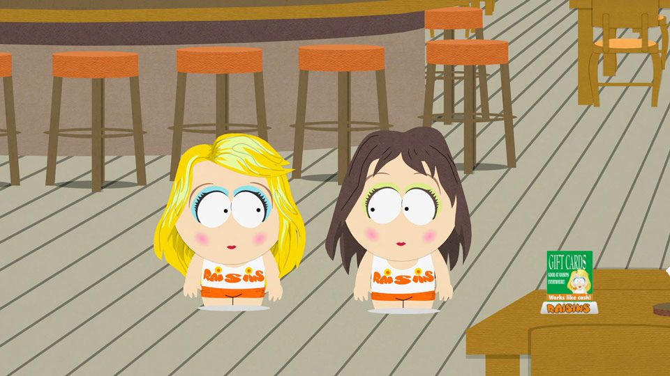 How to Be a Raisins Girl South Park (Video Clip) South Park Studios US