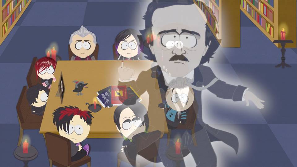 Summoning Edgar Allen Poe South Park Video Clip South Park Studios Us