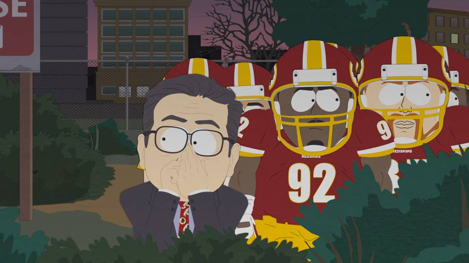 Washington Redskins (Football Team), South Park Archives