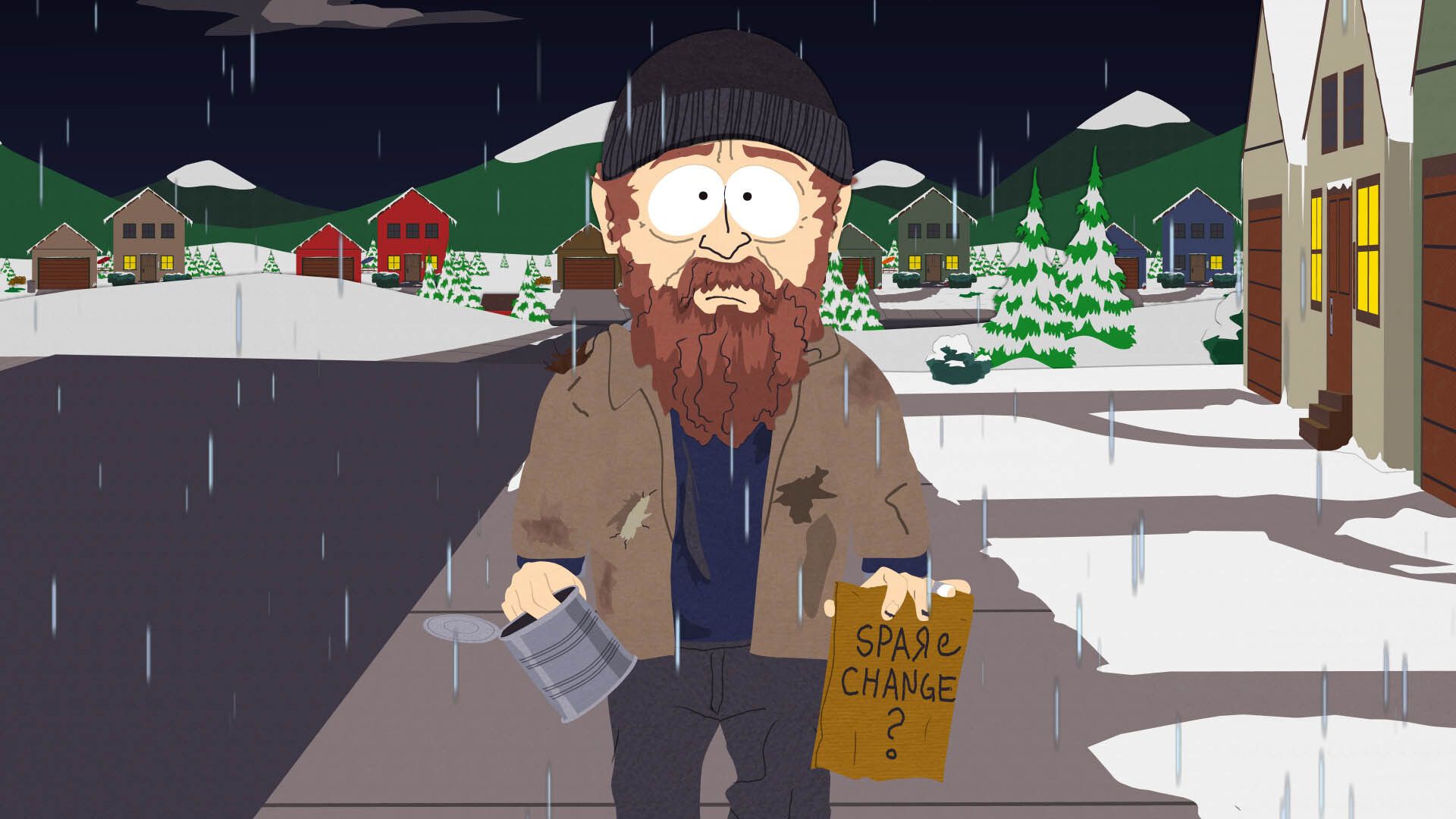 Kyle Gives to the Homeless - South Park (Video Clip) | South Park ...